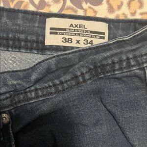 Axel Men's Slim Stretch Jeans - Deep Blue